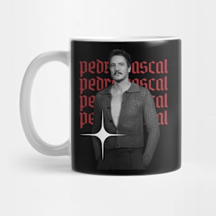 Pedro pascal x retro Mug